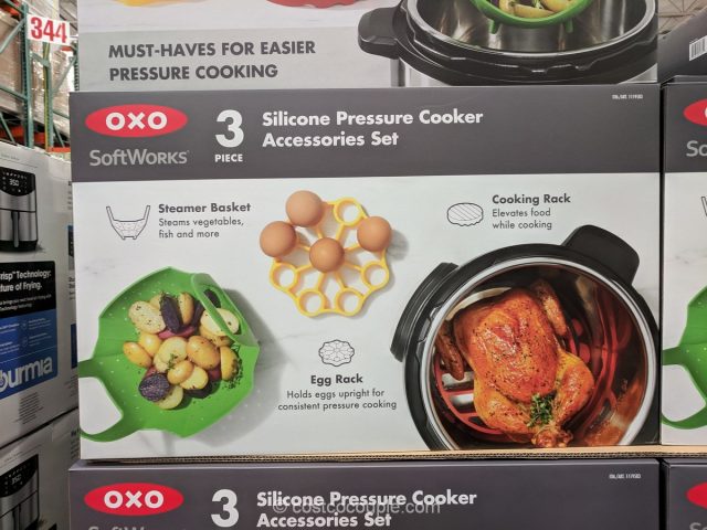 Oxo 3-Piece Silicone Pressure Cooker Accessories Set Costco