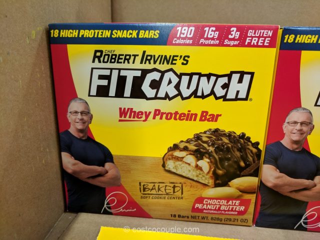 Robert Irvine Fit Crunch Protein Bar Costco 