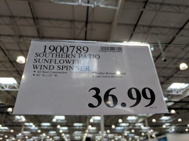 Southern Patio Sunflower Wind Spinner Costco 
