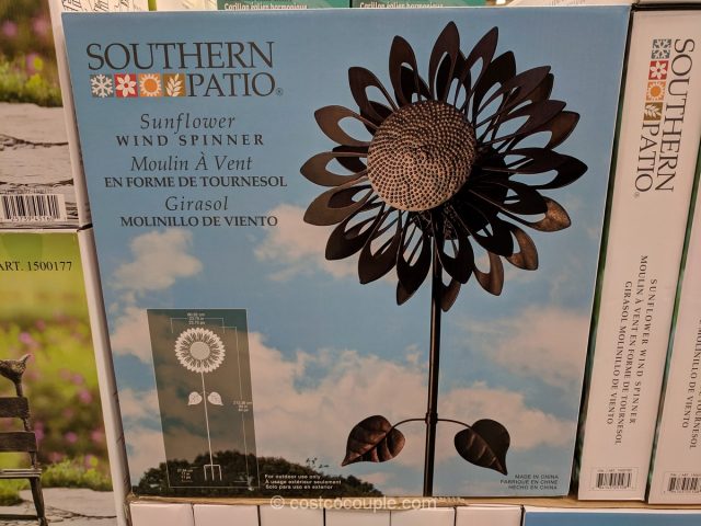 Southern Patio Sunflower Wind Spinner Costco 