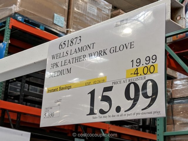 Wells Lamont Leather Work Gloves Costco 