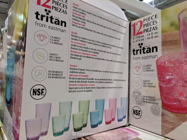 First Design Global Tritan Drinkware Set Costco 