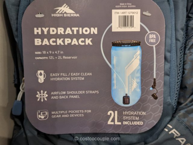 High Sierra Cragin Hydration Pack Costco 
