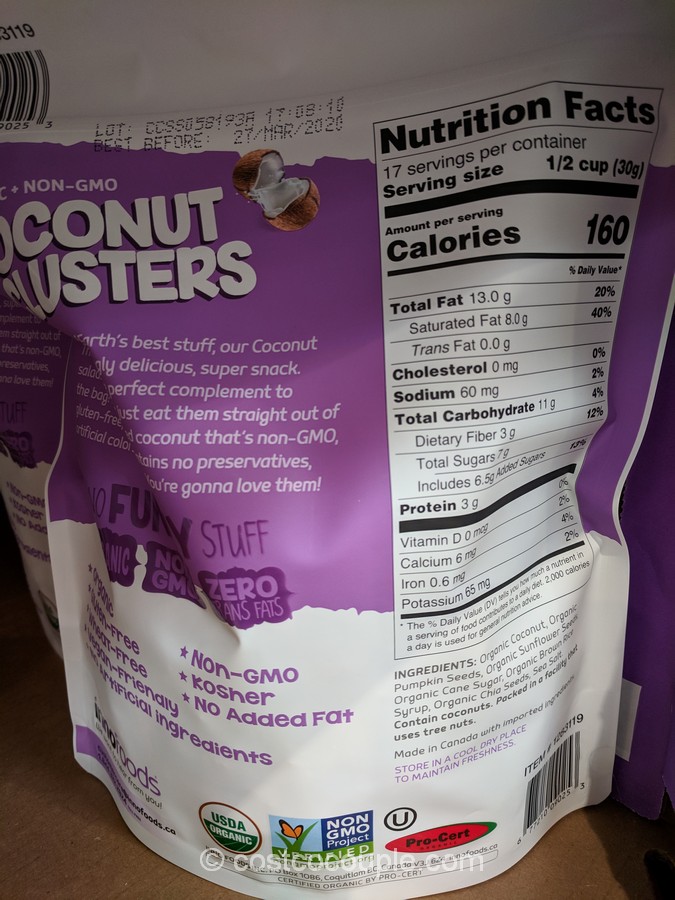 Inno Foods Organic Coconut Clusters