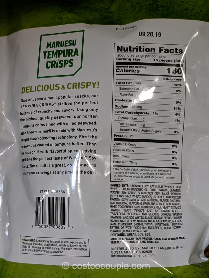 Maruesu Seaweed Tempura Crisps