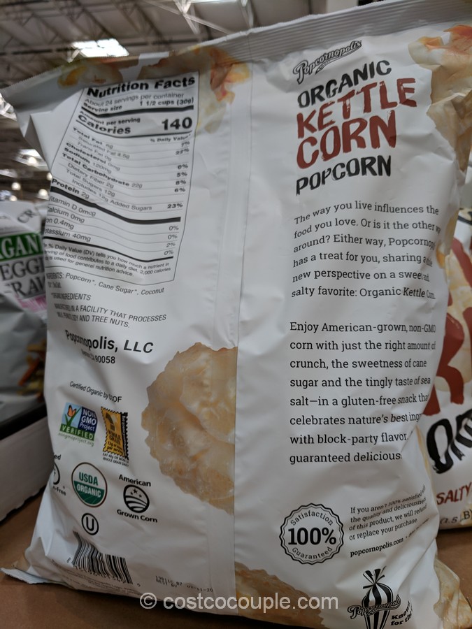 Popcornopolis Organic Kettle Corn