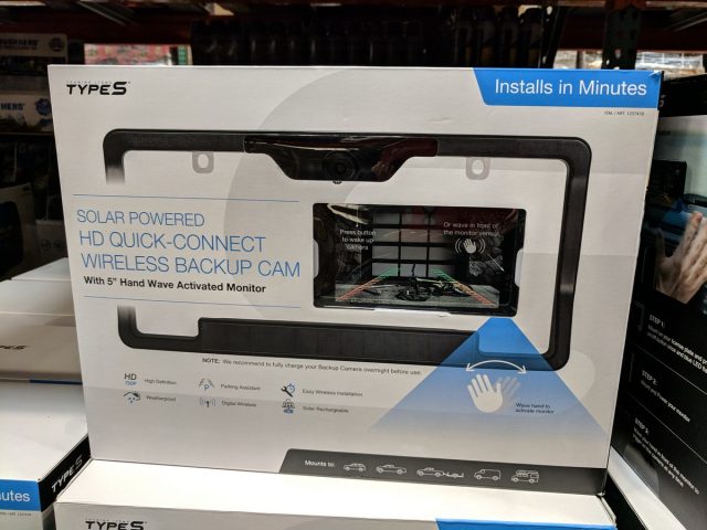 Type S Solar Powered Backup Camera Costco 