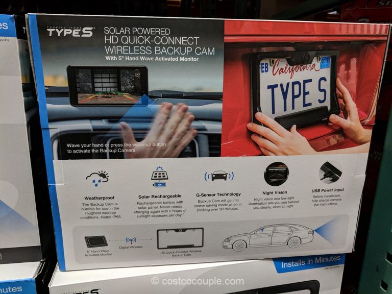 Type S Solar Powered Backup Camera