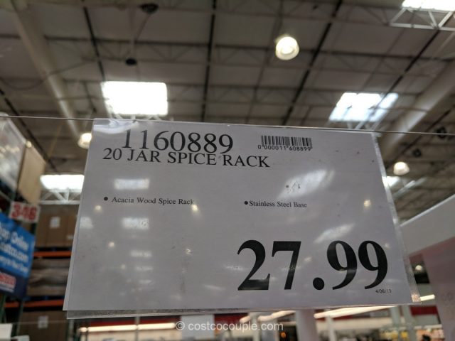 20 Jar Spice Rack Costco 