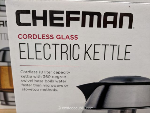 Chefman Electric Glass Kettle Costco