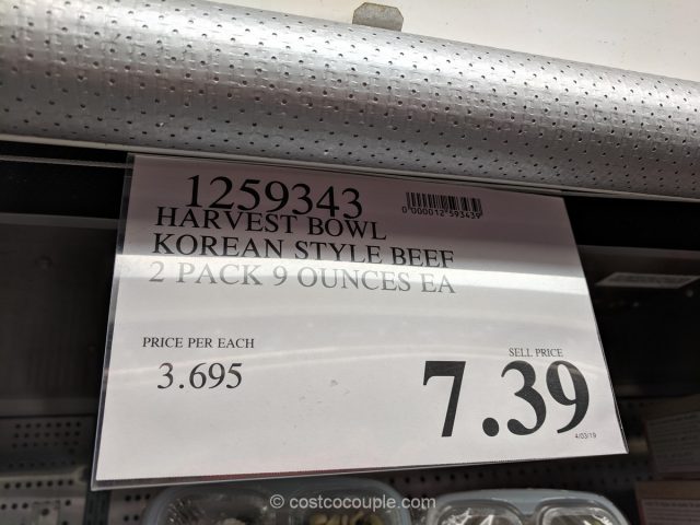 Korean Inspired Beef Harvest Bowl Costco