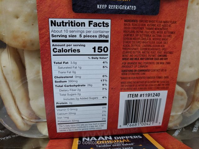 Stonefire Naan Dippers Costco 