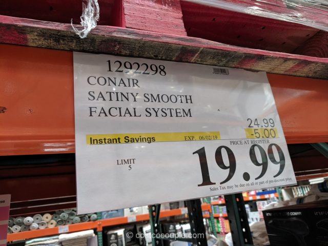 Conair Satiny Smooth Facial System Costco 