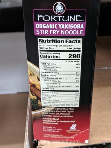Fortune Organic Yakisoba Noodle 