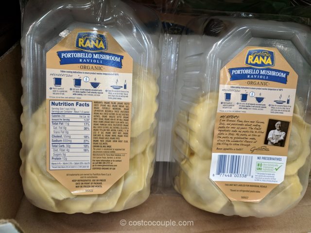 Rana Organic Portobello Mushroom Ravioli Costco 