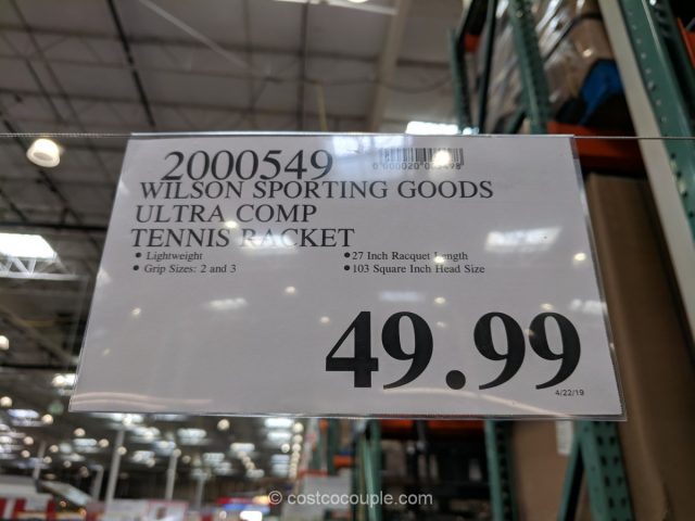 Wilson Sporting Goods Ultra Comp Tennis Racket Costco