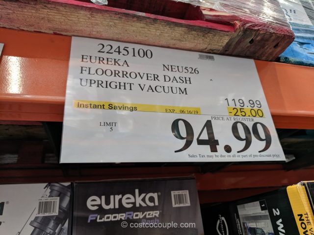 Eureka FloorRover Dash Upright Vacuum Costco 