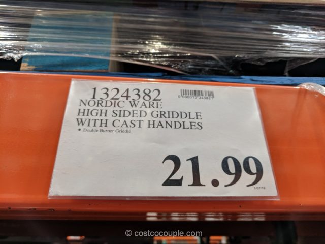 Nordic Ware High Sided Double Burner Griddle Costco 