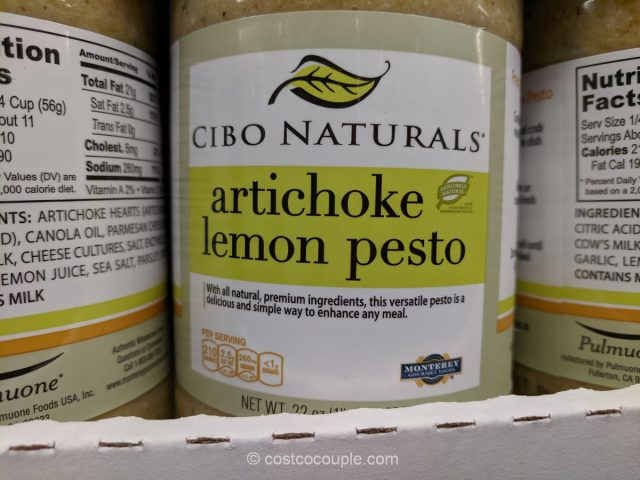 Cibo Naturals Artichoke Lemon Pesto Costco 