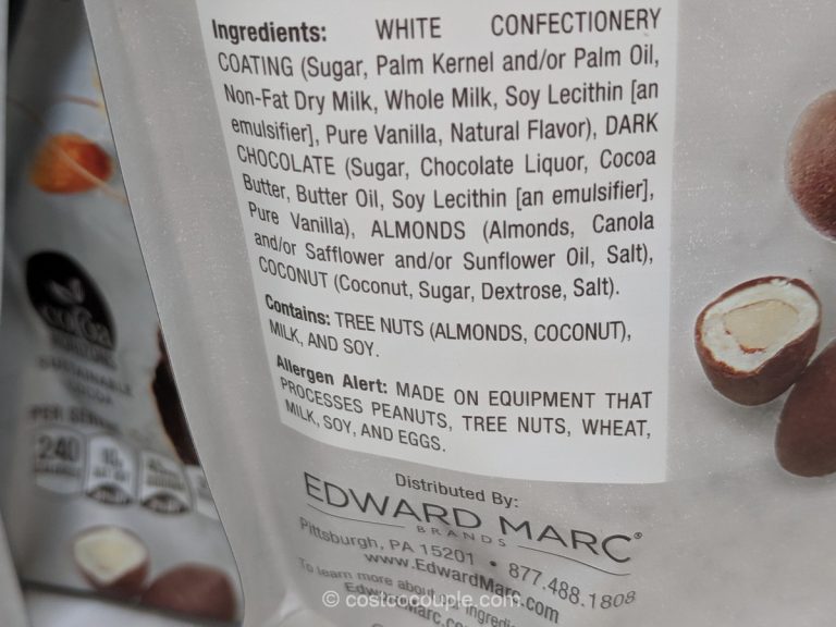 Edward Marc Dark Chocolate Coconut Almonds