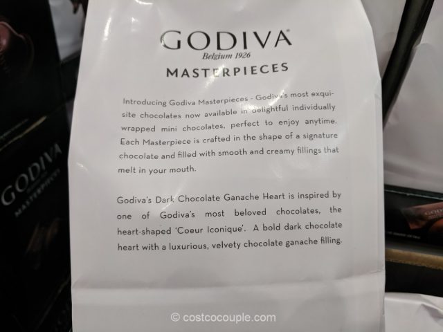 Godiva Masterpieces Dark Chocolate Hearts Costco 