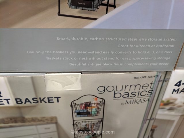 Gourmet Basics by Mikasa 4-Tier Market Basket Costco 