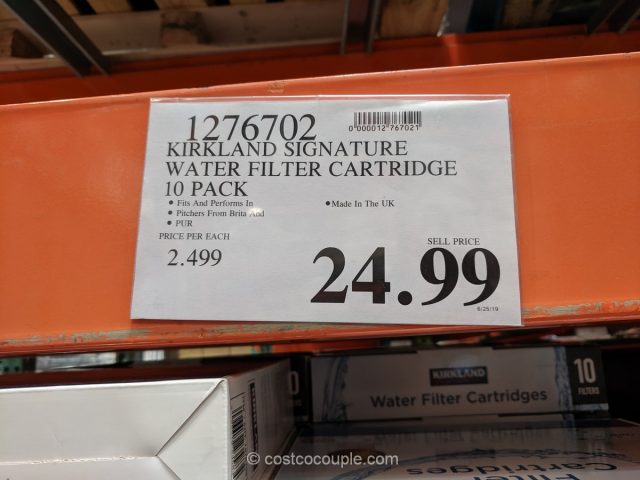 Kirkland Signature Water Filter Cartridges Costco 