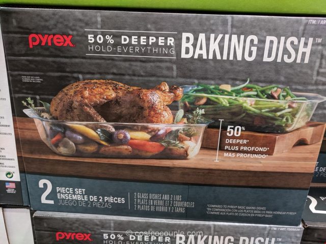 Pyrex Deep Dish Bakeware Set Costco 