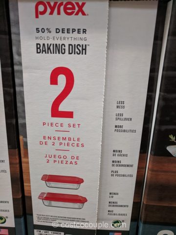 Pyrex Deep Dish Bakeware Set Costco 