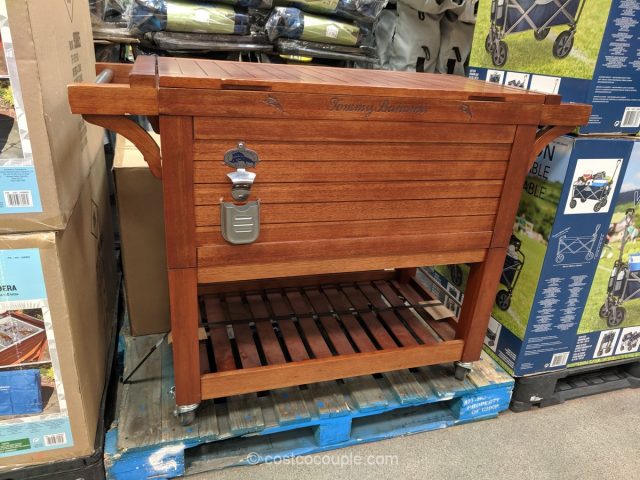 Tommy Bahama Rolling Wood Cooler Costco 