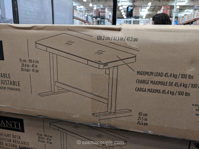 Tresanti Adjustable Height Desk Costco 