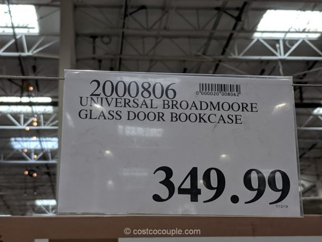 Universal Broadmoore Glass Door Bookcase Costco 