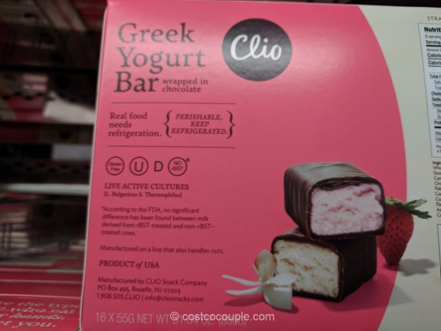 Clio Greek Yogurt Bars Costco 