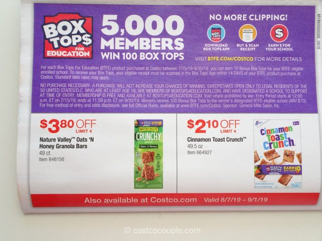 Costco August 2019 Coupon Book 08/07/19 to 09/01/19