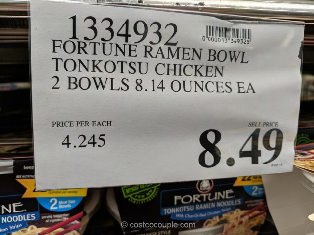 Fortune Tonkotsu Ramen Bowl Costco 