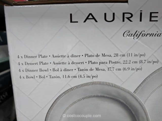 Laurie Gates Valencia Dinnerware Set Costco 