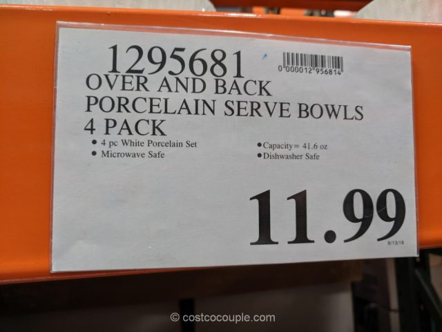 Over and Back Porcelain Serving Bowls Costco 