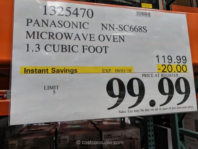 Panasonic Microwave Oven With Inverter Technology Costco 