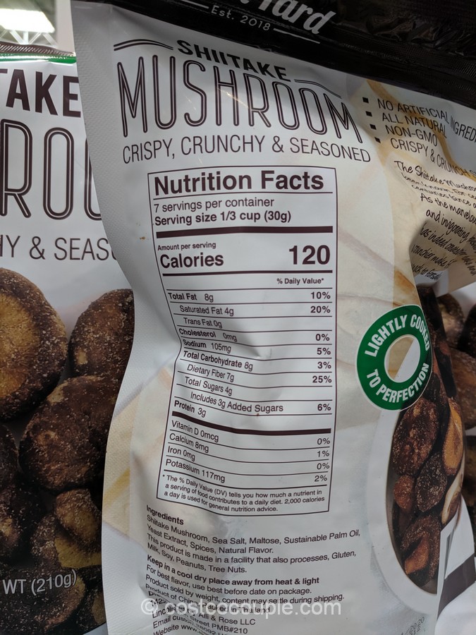 SnakYard Crispy Shiitake Mushrooms