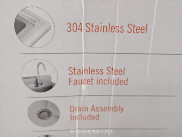 Trinity Stainless Steel Utility Sink Costco