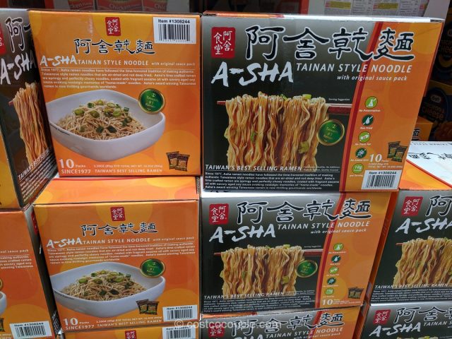 A-Sha Tainan Style Noodle Costco 