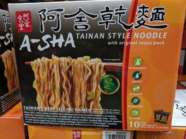 A-Sha Tainan Style Noodle Costco 