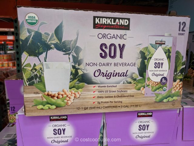 Kirkland Signature Organic Plain Soy Non-Diary Beverage Costco 2