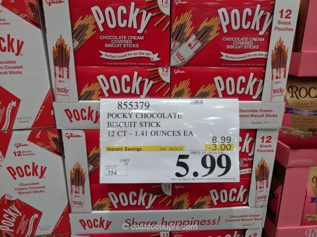 Pocky Chocolate Biscuit Sticks Costco