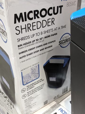 Royal 8-Sheet Microcut Shredder Costco 