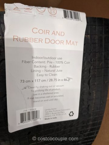 Coir and Rubber Door Mat Costco 