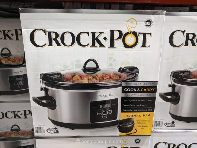 Slow Cooker Crock-Pot SCCPVLF712-S 7-Quart Cook & Carry Digital