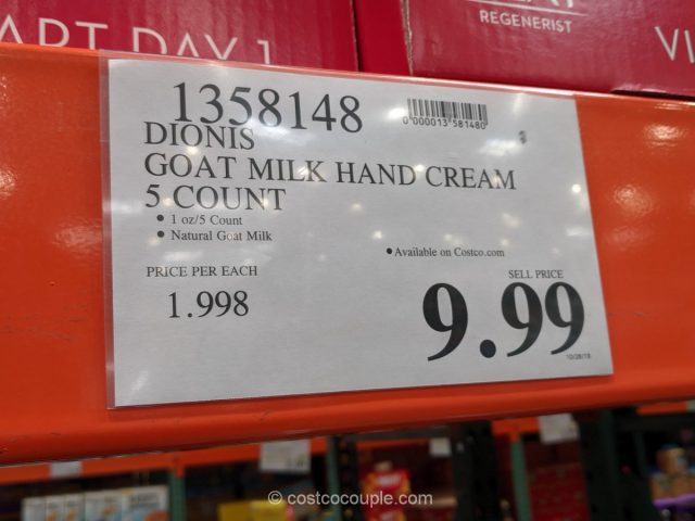 Dionis Goat Milk Hand Cream Costco 