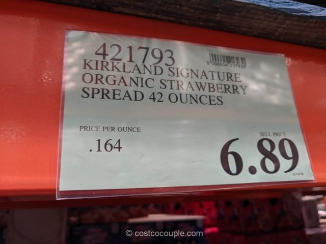 Kirkland Signature Organic Strawberry Spread Costco 