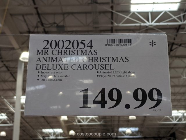 Mr Christmas Deluxe Carousel Costco
